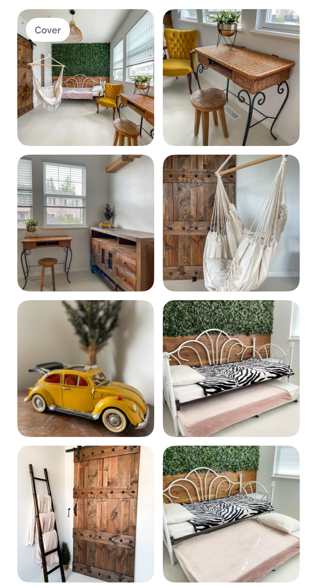 Living area with decor